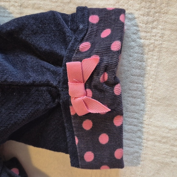 Gymboree girls 3-6 months blue velveteen pants pull on VGUC - Picture 5 of 6